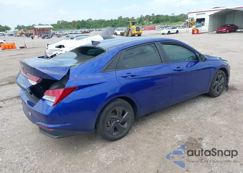 2023 Hyundai Elantra Hybrid Blue from USA, damaged, VIN KMHLM4AJ4PU050365